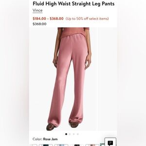 Vince Rose Jam Wide Leg Pants